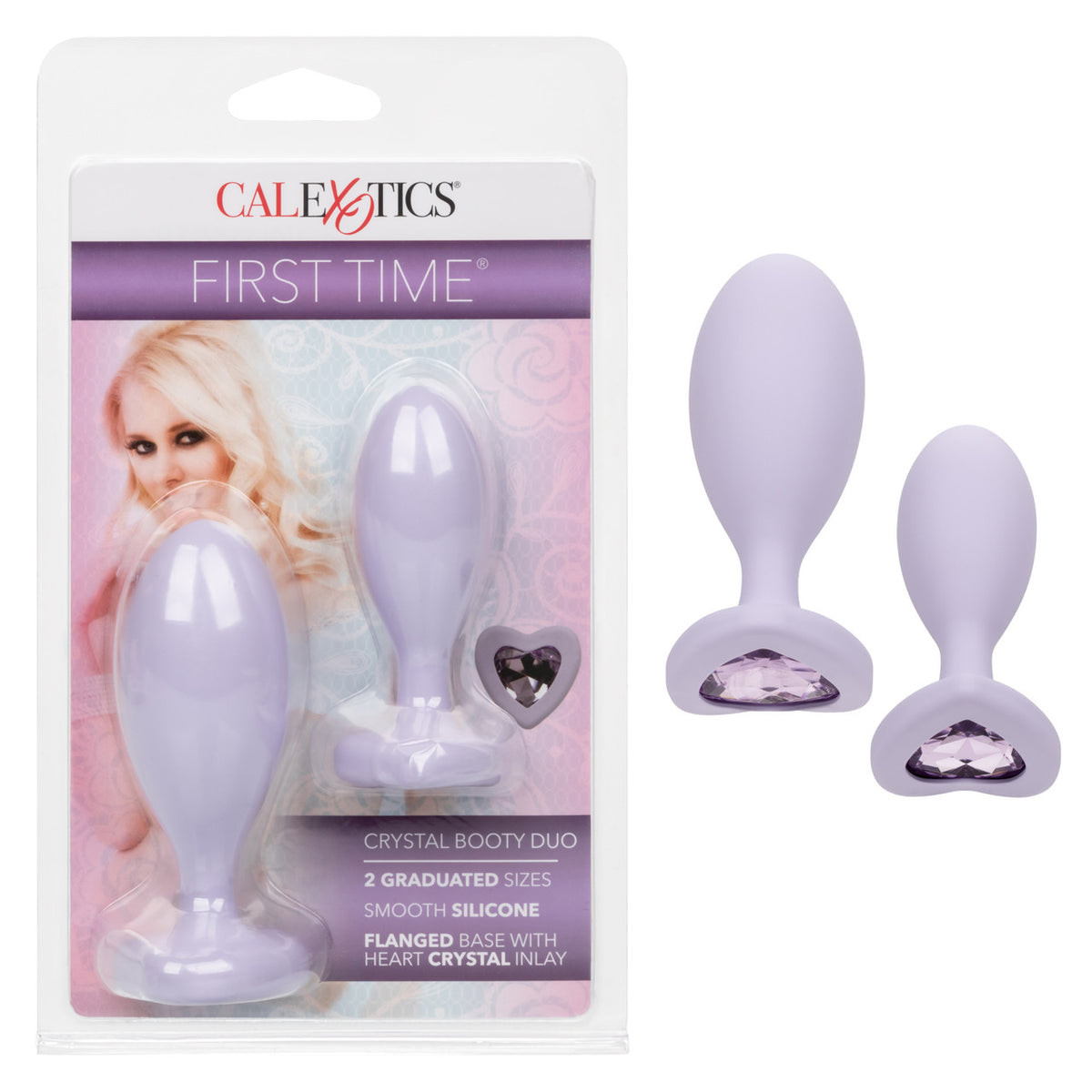 FIRST TIME LOVE CRYSTAL BOOTY DUO PURPLE - SE000453