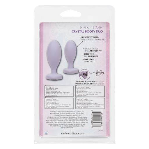 FIRST TIME LOVE CRYSTAL BOOTY DUO PURPLE - SE000453