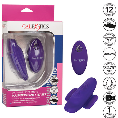 LOCK-N-PLAY REMOTE PULSATING PANTY TEASER - SE007755