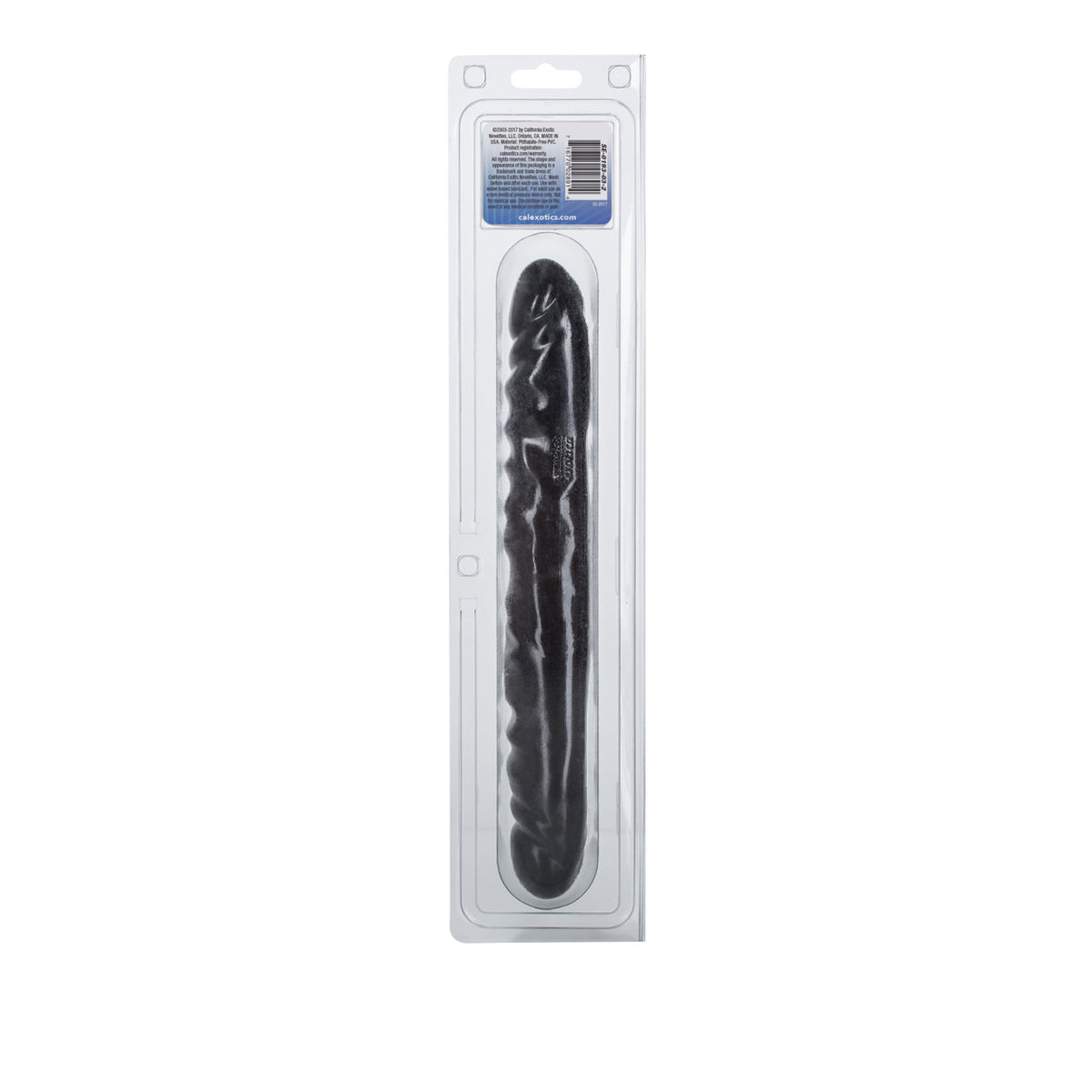 BLACK JACK 12IN VEINED DOUBLE DONG - SE019303