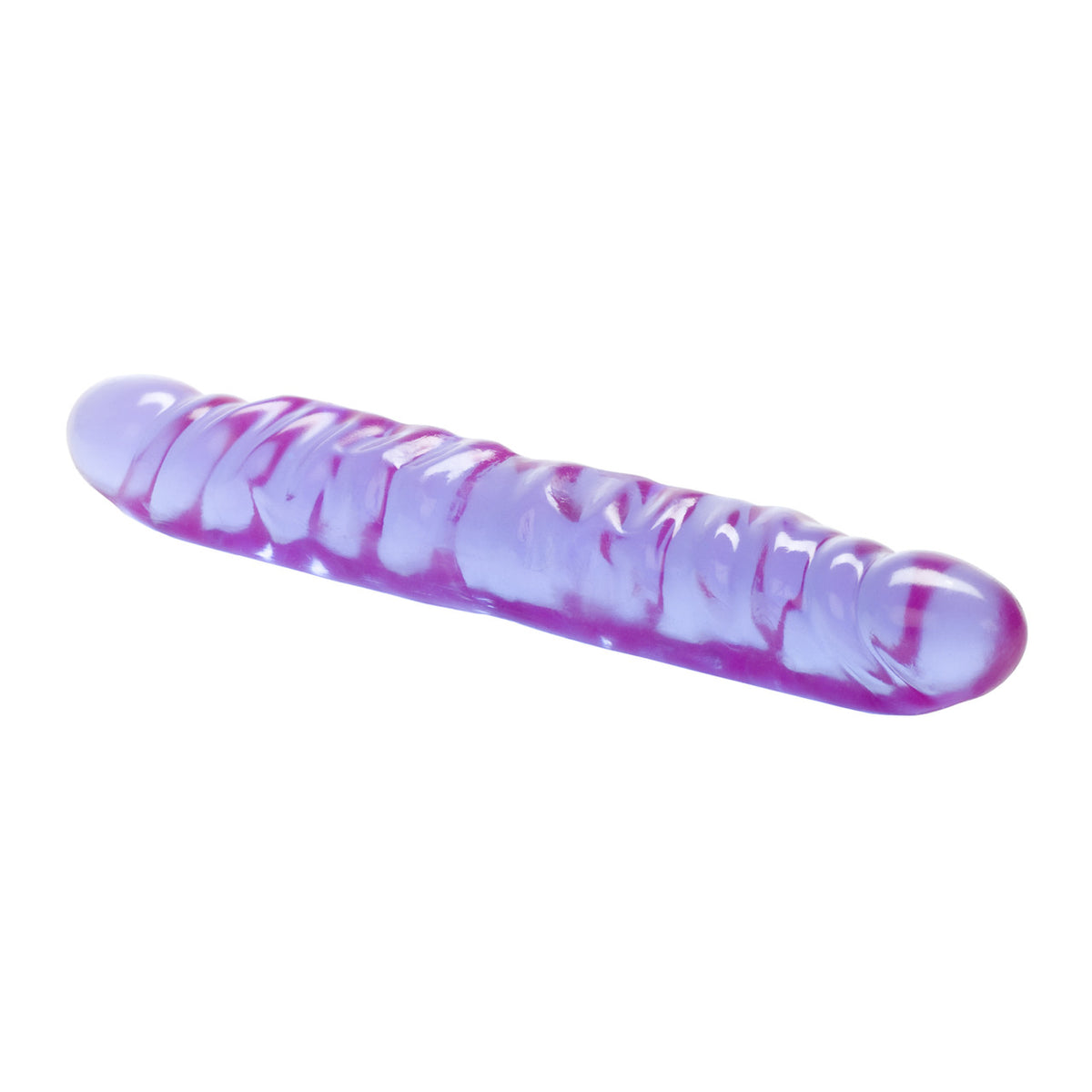 REFLECTIVE GEL VEINED DOUBLE DONG 12IN - SE028040