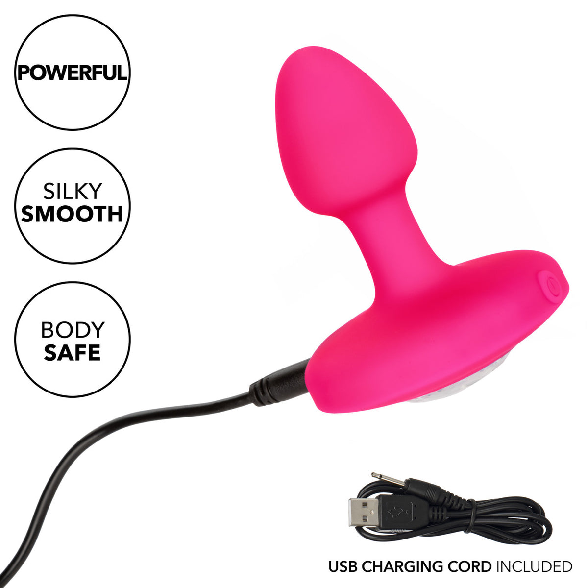 CHEEKY GEMS VIBRATING PROBE SMALL PINK - SE044305