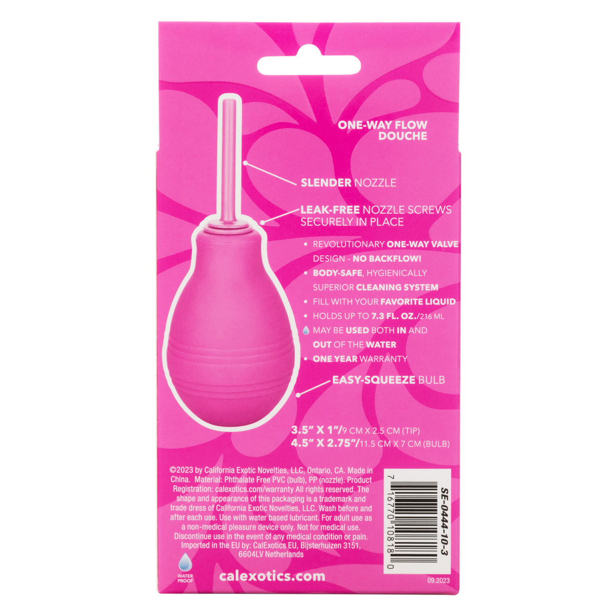 CHEEKY ONE-WAY FLOW DOUCHE PINK - SE044410
