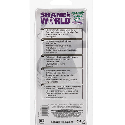 SHANES WORLD SORORITY PARTY VIBE NOONER PURPLE - SE053630
