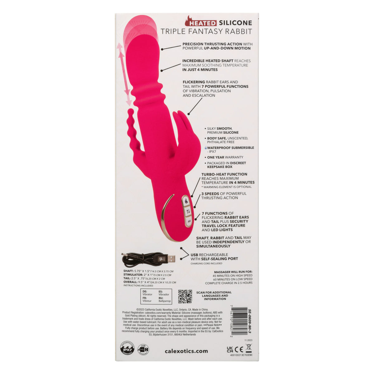 JACK RABBIT SIGNATURE HEATED TRIPLE FANTASY RABBIT - SE060990