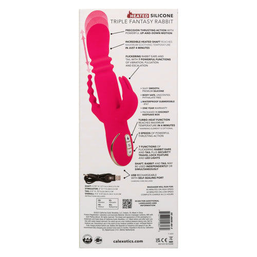 JACK RABBIT SIGNATURE HEATED TRIPLE FANTASY RABBIT - SE060990