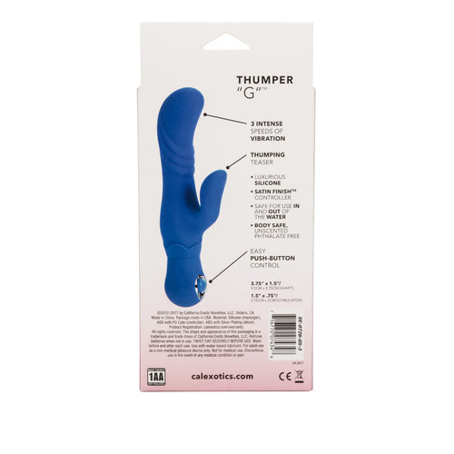 POSH SILICONE THUMP G BLUE - SE072605