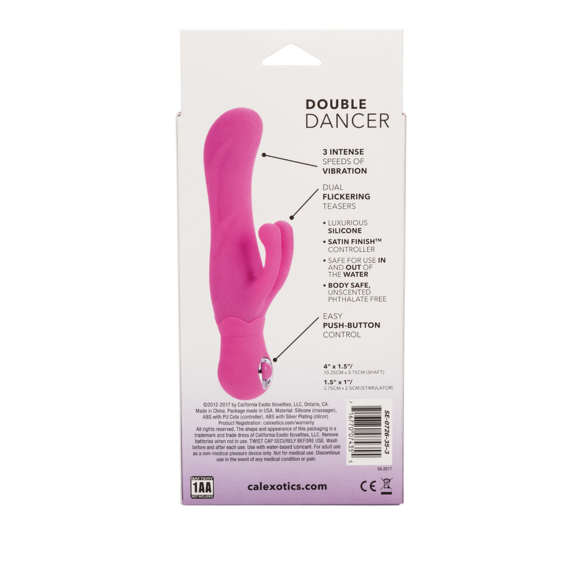 POSH SILICONE DOUBLE DANCER PINK - SE072635