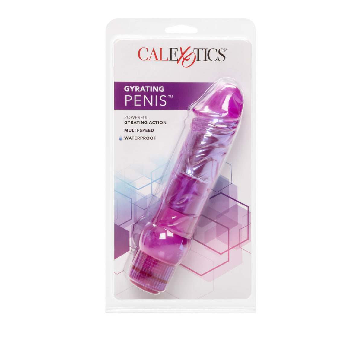 W/P CRYSTAL GYRATING PENIS - SE072714
