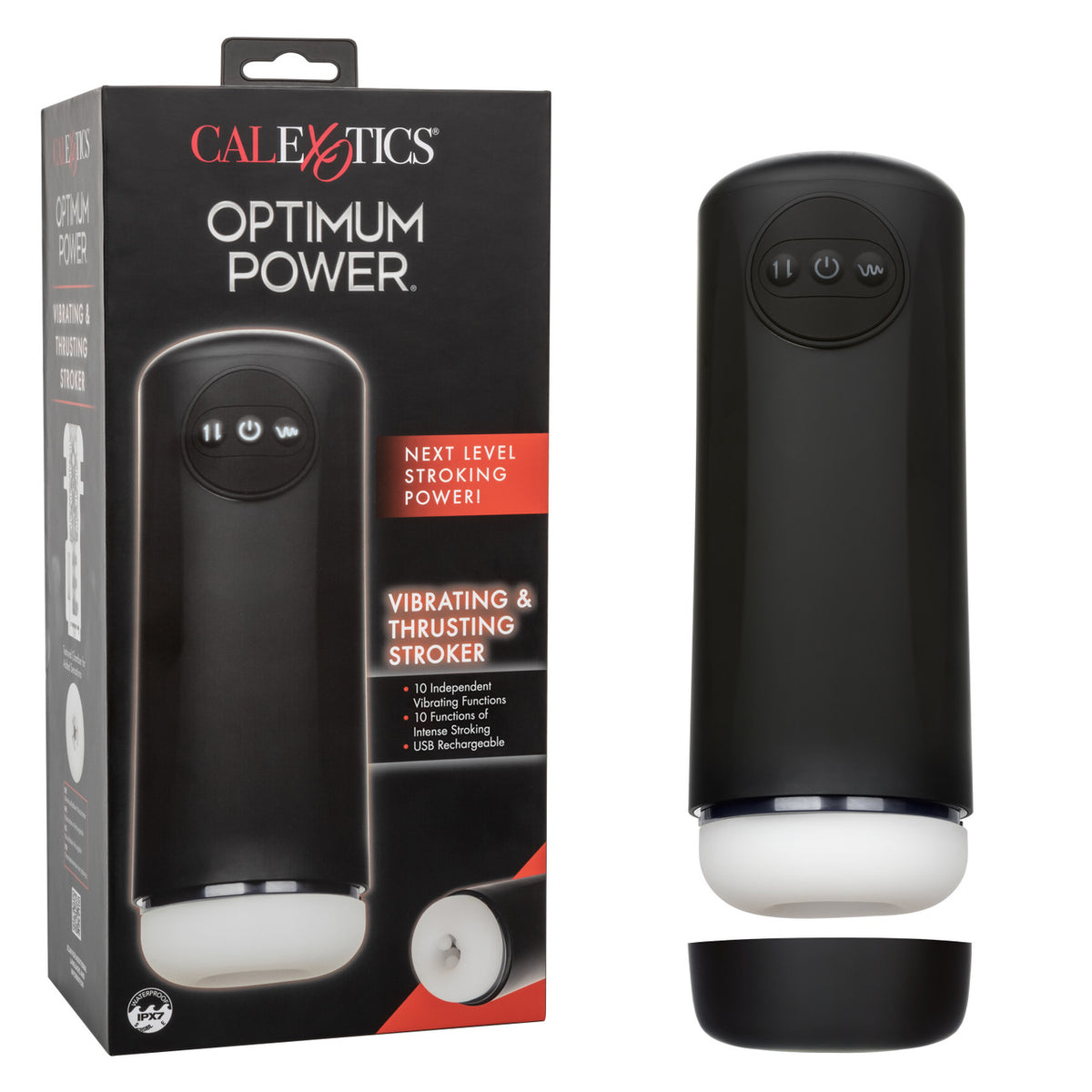 OPTIMUM POWER VIBRATING & THRUSTING STROKER - SE085852