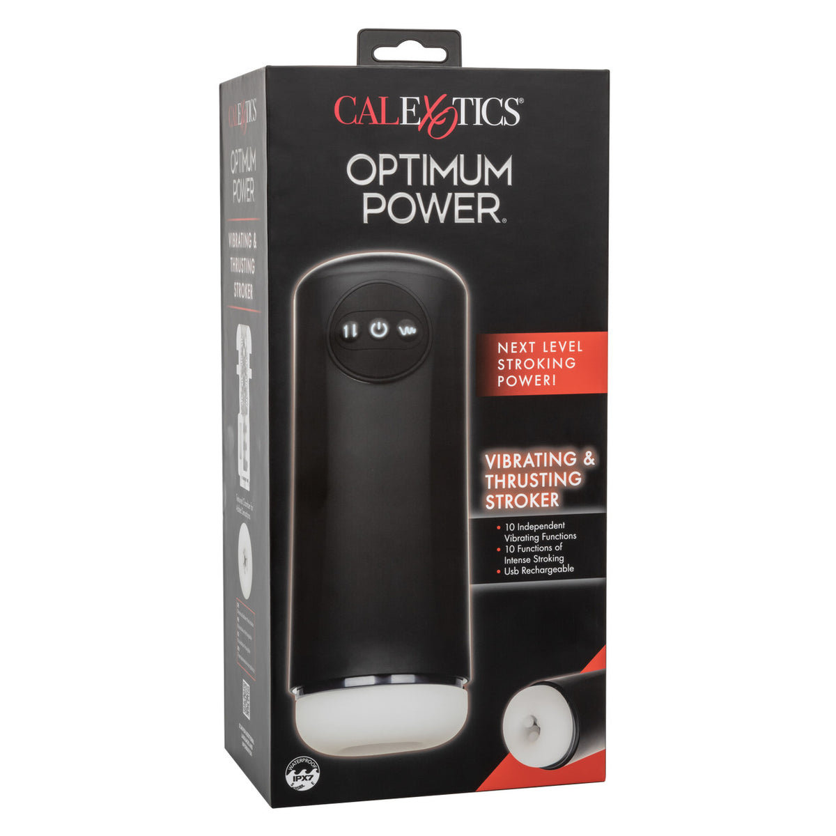 OPTIMUM POWER VIBRATING & THRUSTING STROKER - SE085852