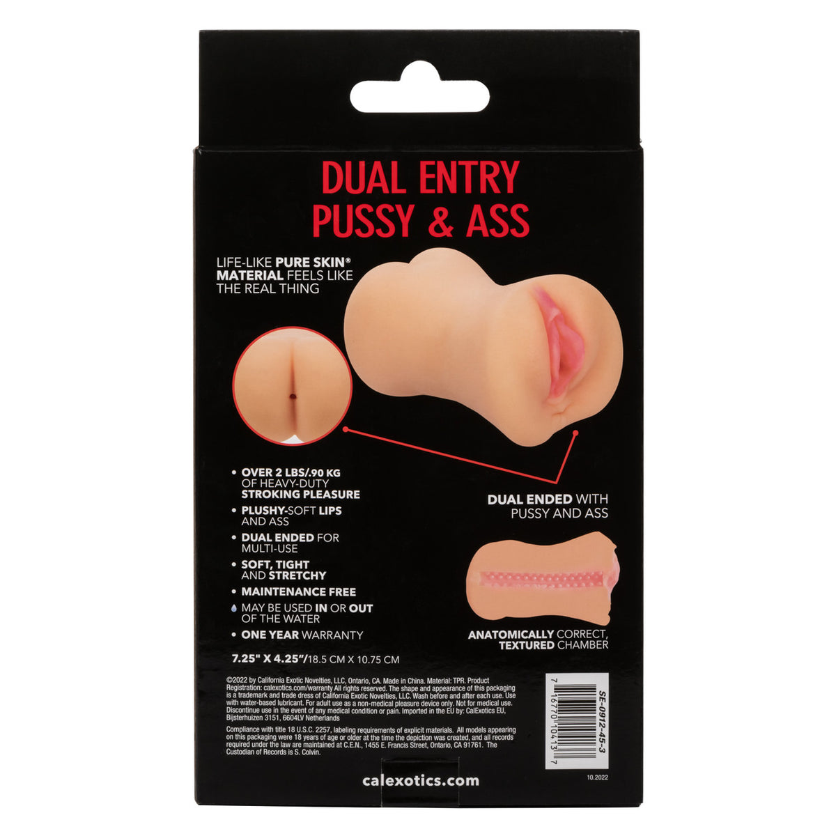 STROKE IT DUAL ENTRY PUSSY & ASS IVORY - SE091245