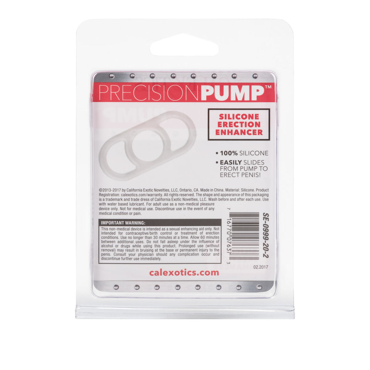 ERECTION ENHANCER SILICONE CLEAR - SE099920