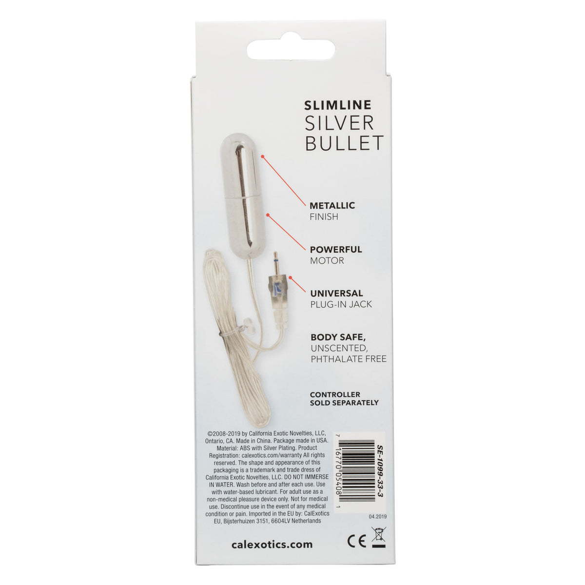 STERLING COLLECTION SLIM SILVER BULLET - SE109933