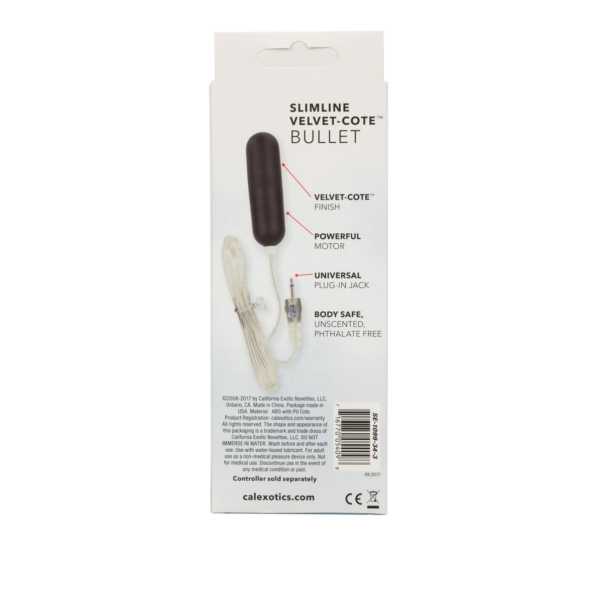 STERLING VELVET SLIMLINE BULLET - SE109934