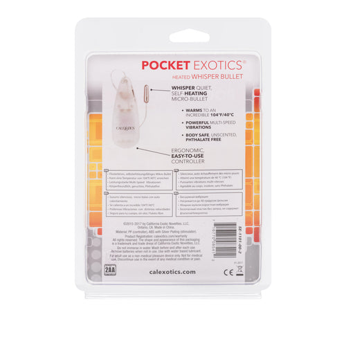POCKET EXOTIC HEATED WHISPER BULLET - SE110100