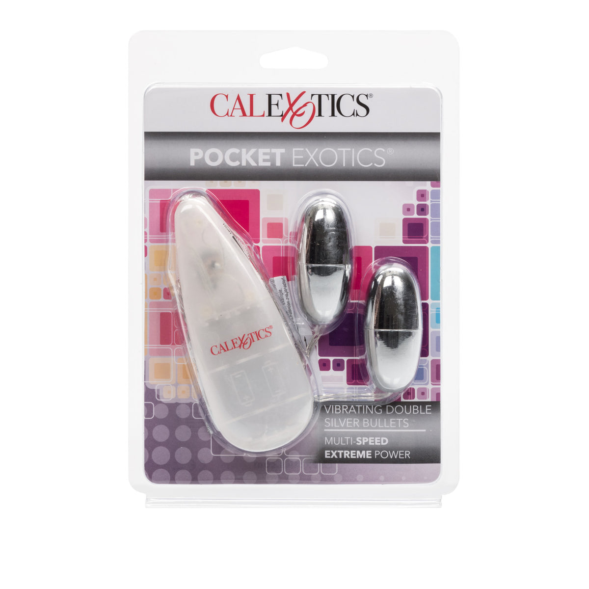 POCKET EXOTIC DOUBLE BULLET SILVER - SE110405