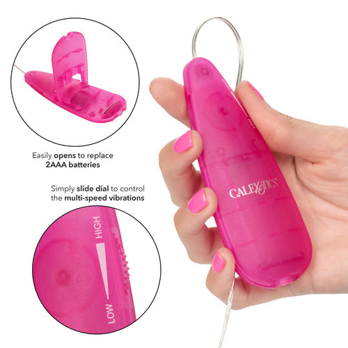 SLIM TEARDROP BULLET PINK - SE111024