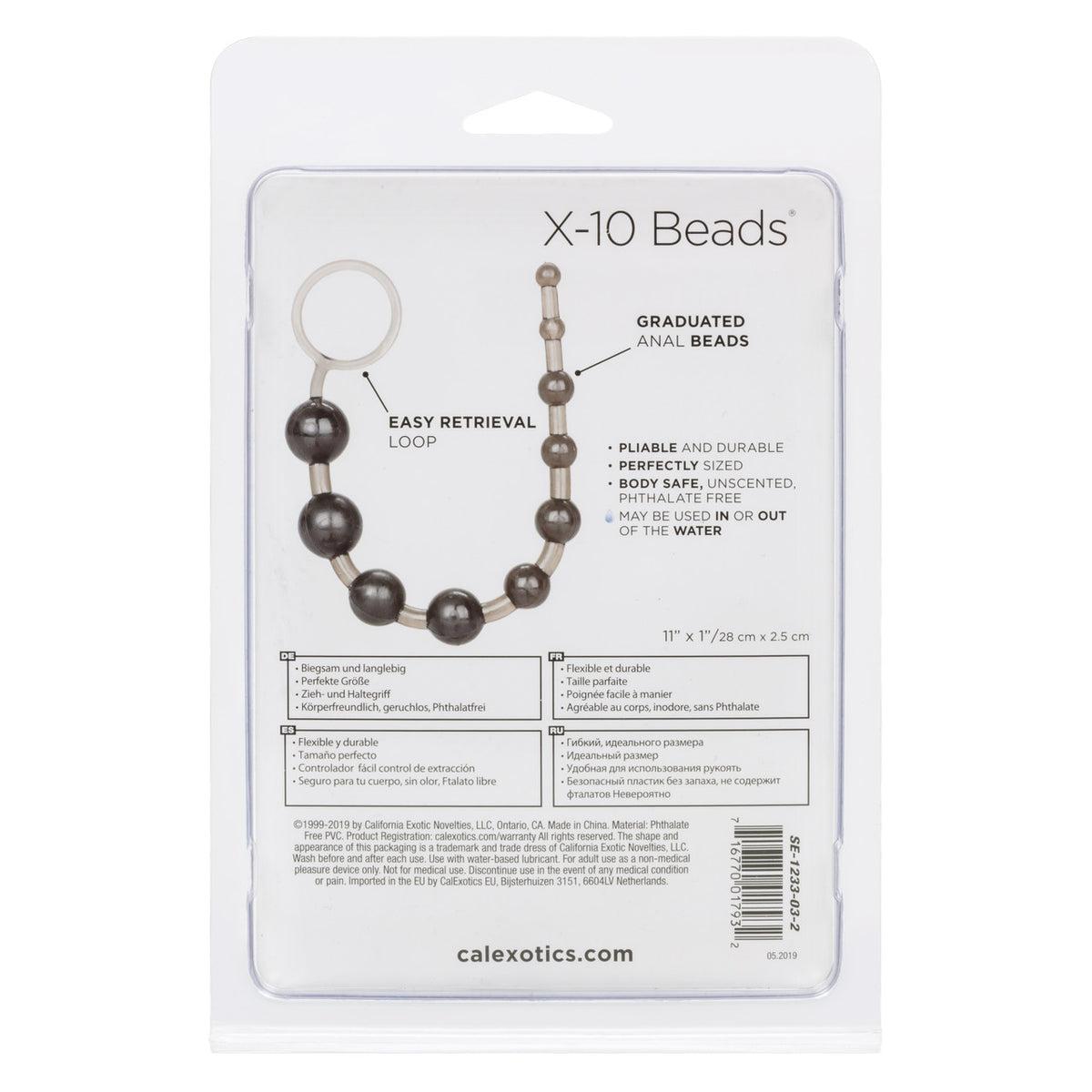 X-10 BEADS-BLACK - SE123303