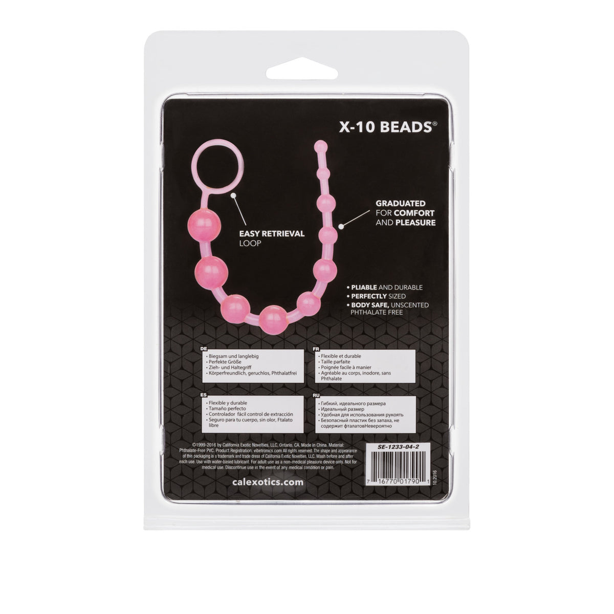 X-10 BEADS-PINK - SE123304