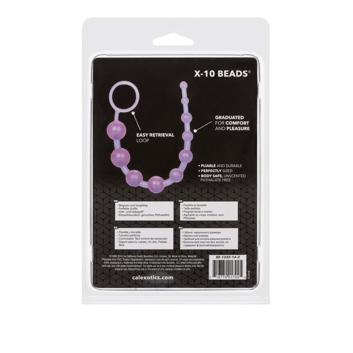 X-10 BEADS-PURPLE - SE123314