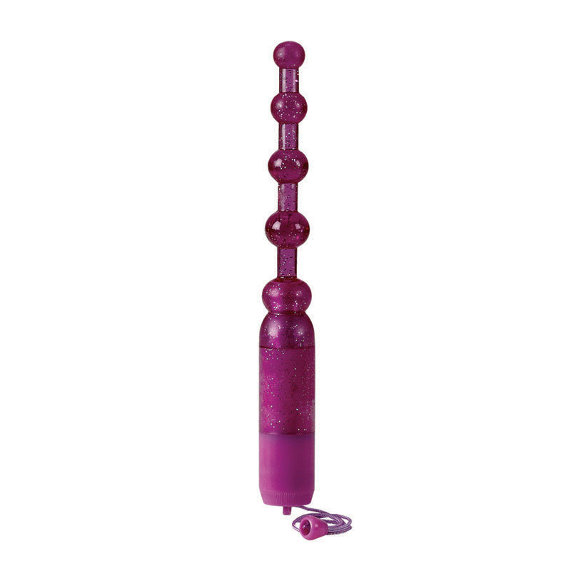 PLEASURE BEADS VIB. W/P PURPLE - SE132914
