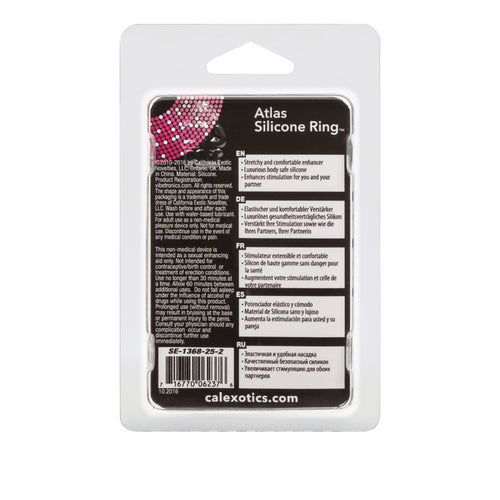 ADONIS SILICONE RING ATLAS BLACK - SE136825