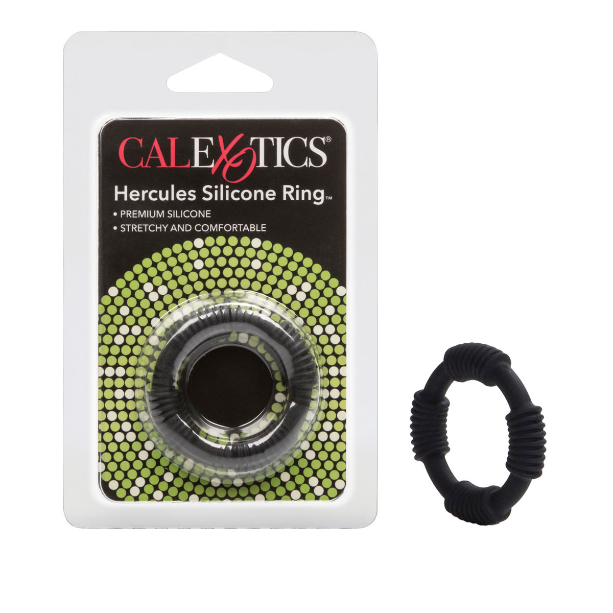 ADONIS SILICONE RING HERCULES BLACK - SE136835