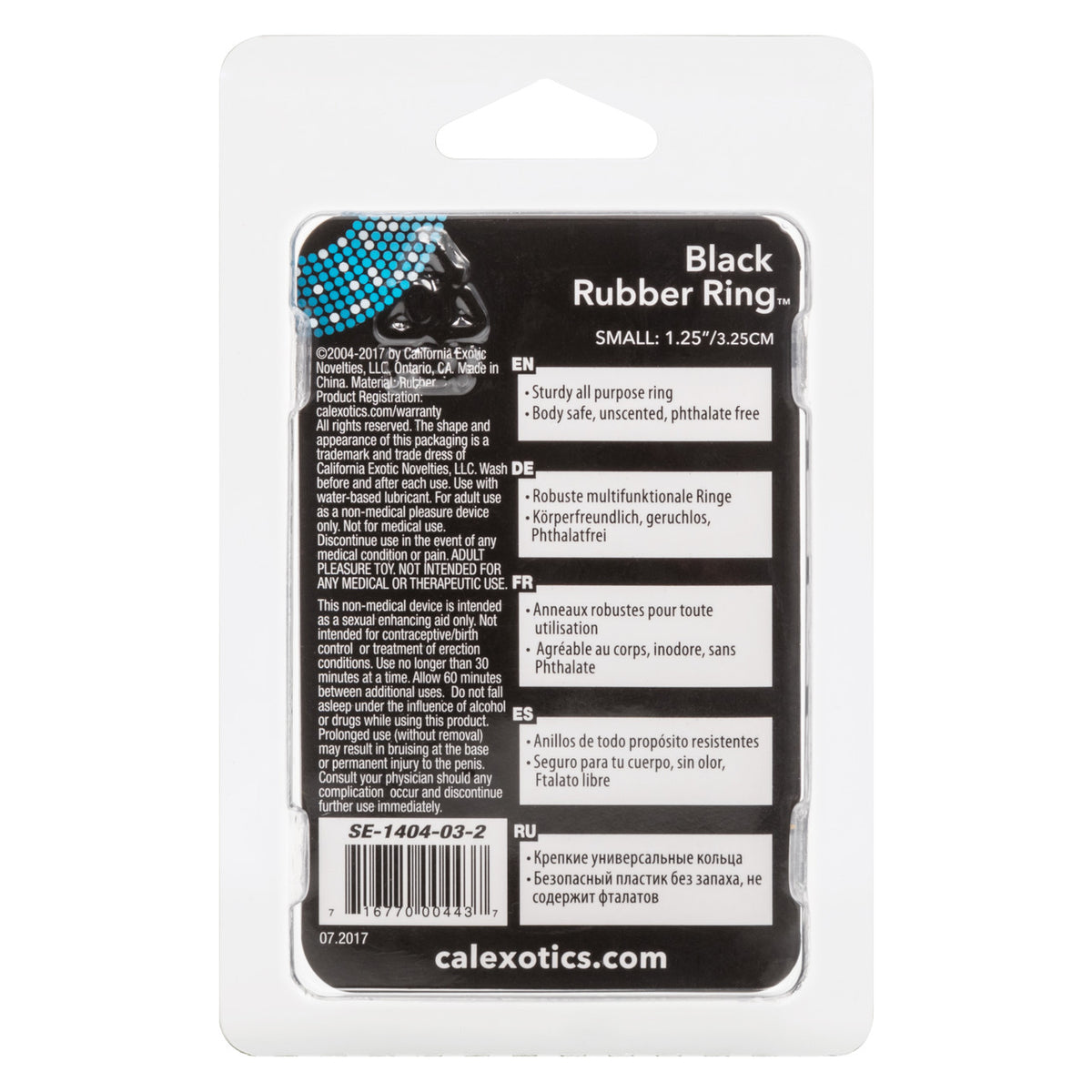 RUBBER RING BLACK SMALL - SE140403