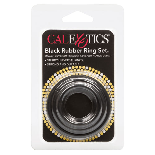 RUBBER RING BLACK 3PC SET - SE140703