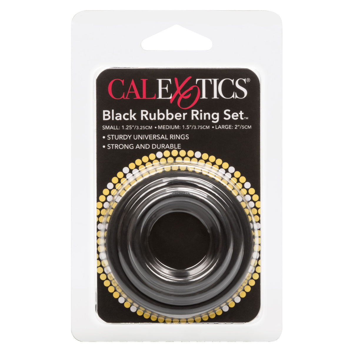 RUBBER RING BLACK 3PC SET - SE140703
