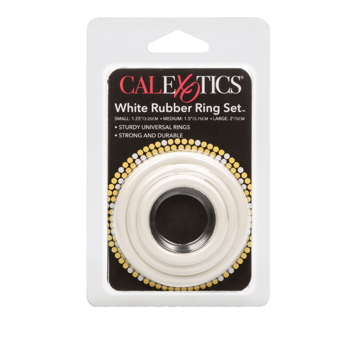 RUBBER RING WHITE 3PC SET - SE140709