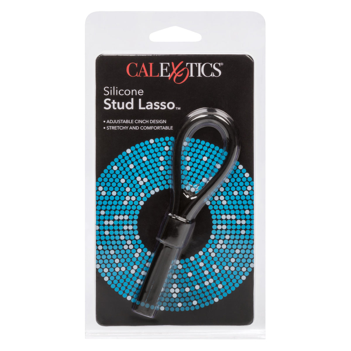 SILICONE STUD LASSO BLACK - SE140803