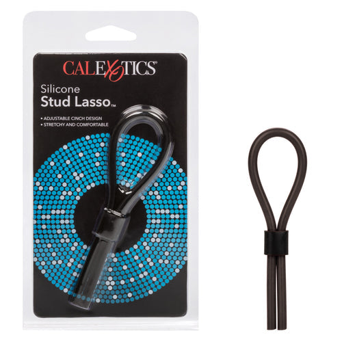 SILICONE STUD LASSO BLACK - SE140803