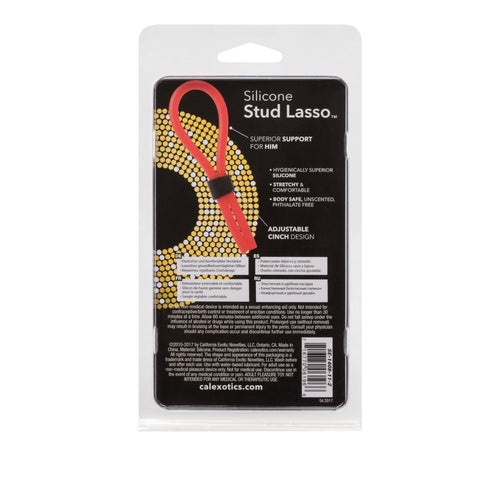 SILICONE STUD LASSO RED - SE140811
