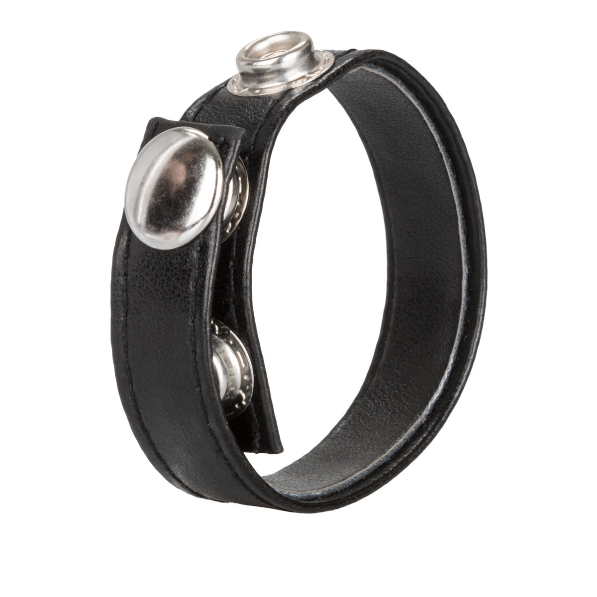 BLACK LEATHER RING - SE141103