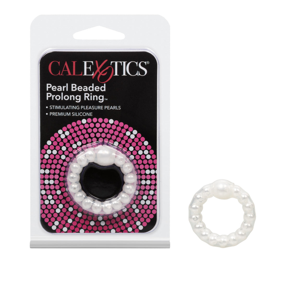 PEARL BEAD PROLONG RING WHITE - SE142522