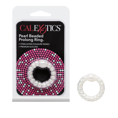 PEARL BEAD PROLONG RING WHITE - SE142522