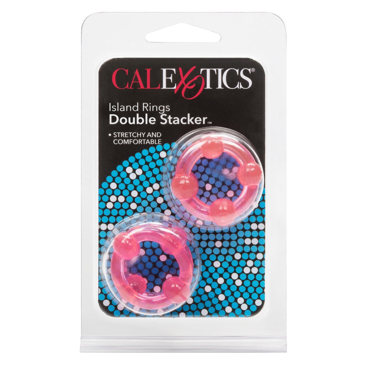 ISLAND RINGS DOUBLE STACKERS- PINK - SE143704