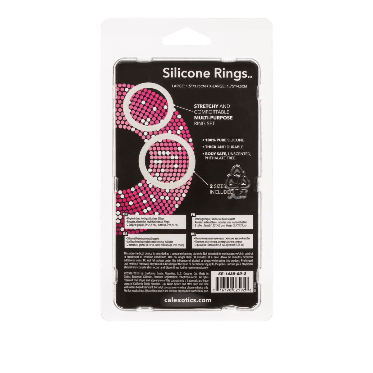 SILICONE RINGS LRG/ XL - SE143800
