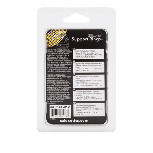 SILICONE SUPPORT RINGS CLEAR - SE145520