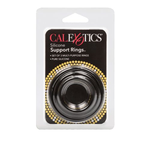SILICONE SUPPORT RINGS BLACK - SE145525