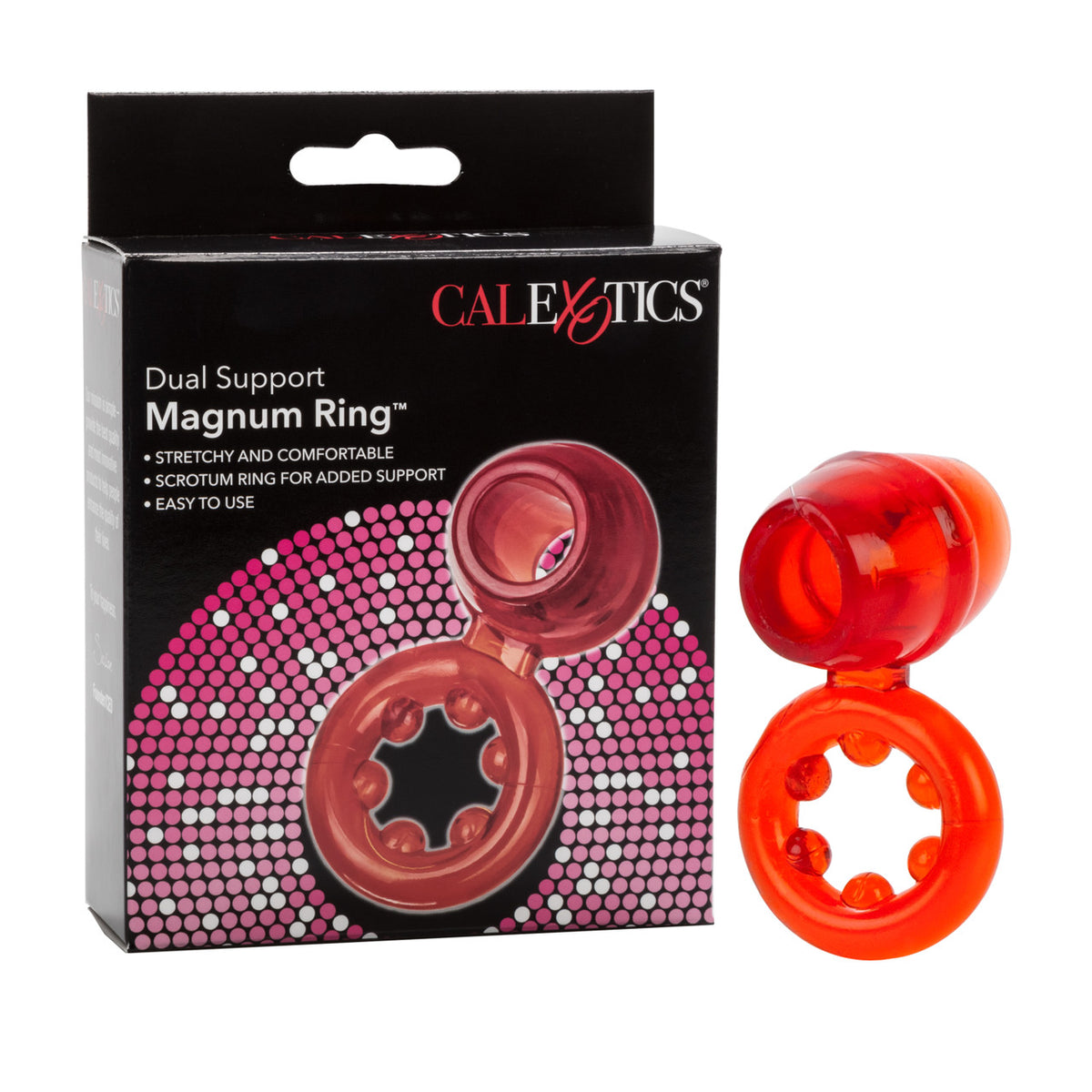 DUAL SUPPORT MAGNUM RING RED - SE146011