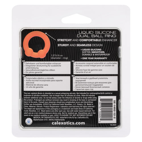 ALPHA LIQUID SILICONE DUAL BALL RING - SE149212