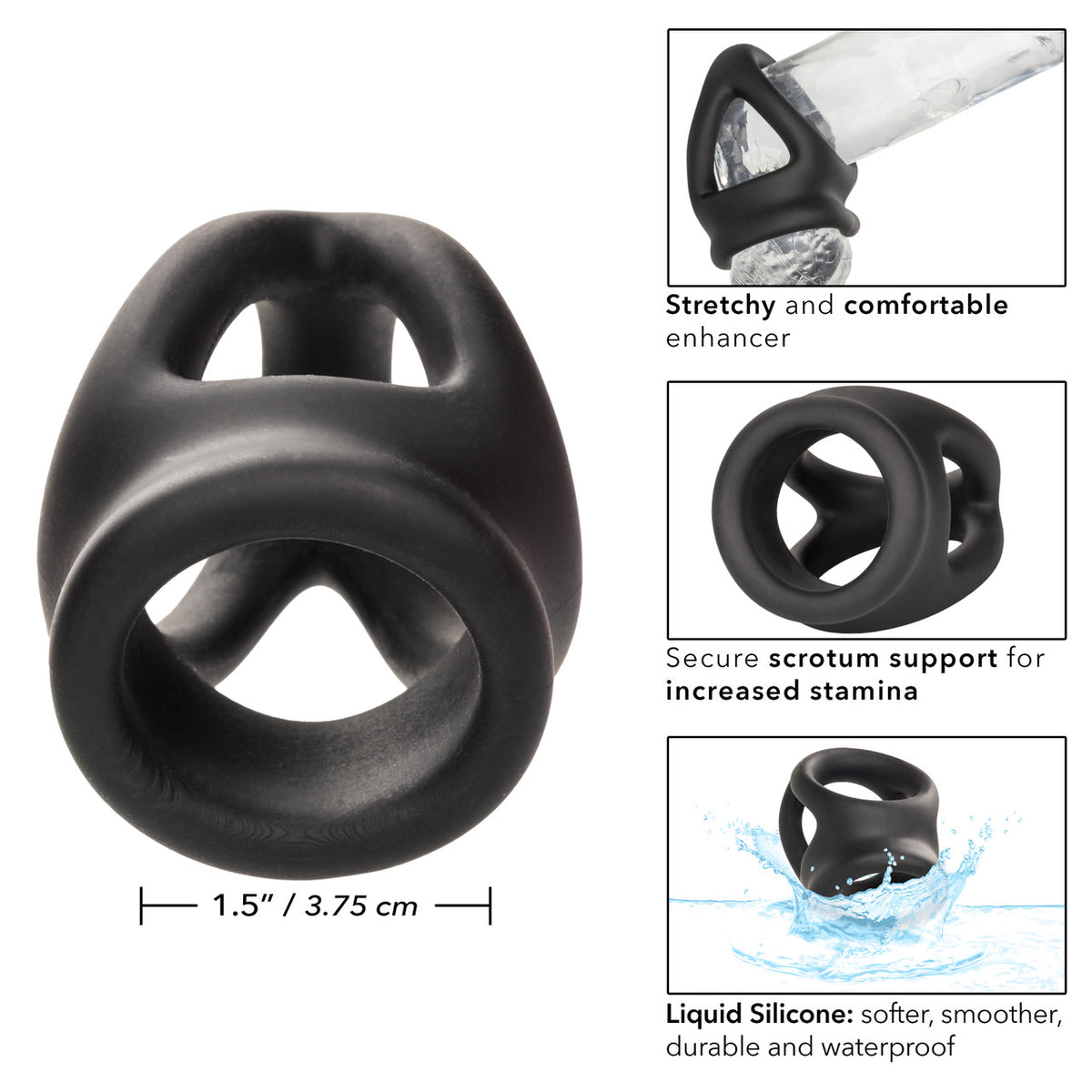 ALPHA LIQUID SILICONE DUAL CAGE & RING - SE149237