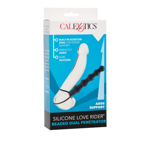 LOVE RIDER BEADED DUAL PENETRATOR BLACK - SE151540