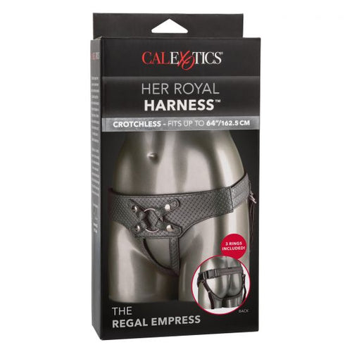HER ROYAL HARNESS THE REGAL EMPRESS PEWTER - SE156327