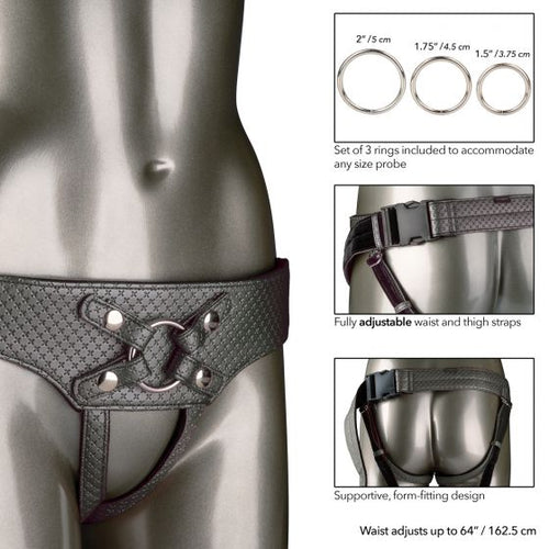 HER ROYAL HARNESS THE REGAL EMPRESS PEWTER - SE156327