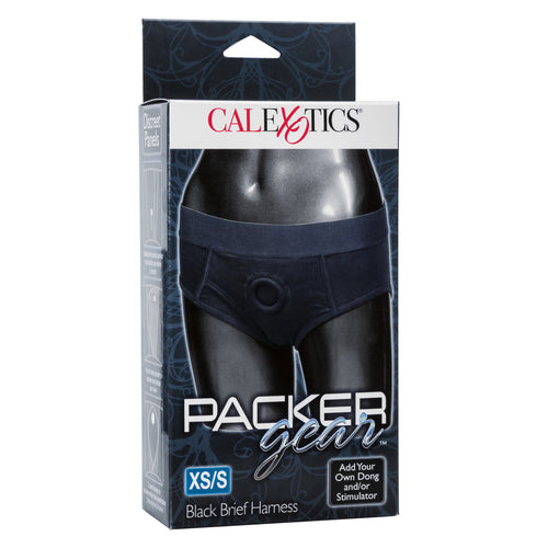 PACKER GEAR BLACK BRIEF HARNESS XS/S - SE157505