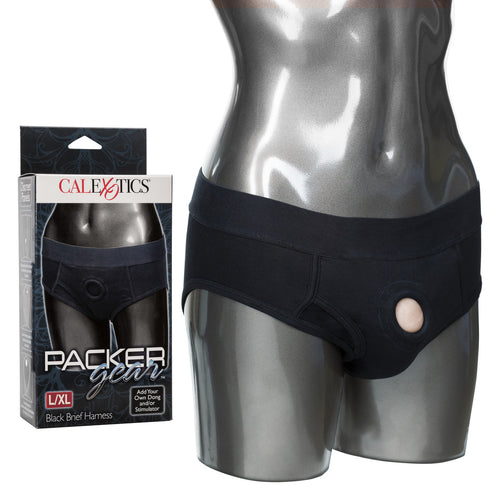 PACKER GEAR BLACK BRIEF HARNESS L/XL - SE157515